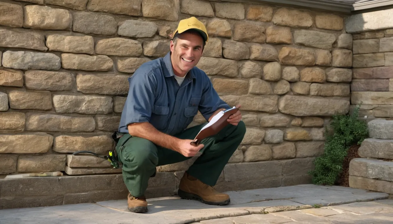 Friendly pest control provider talking with a homeowner at a Trenton front door